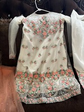 branded Embroidered Luxury Net 3pc Size Medium