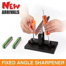 Fixed Angle Sharpener Double-Sided Sharpening Tools Kit Kitchen Grindstone USA