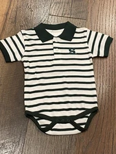 Michigan State Spartans NCAA Two Feet Ahead Stripe Golf Creeper 18 Mo - New