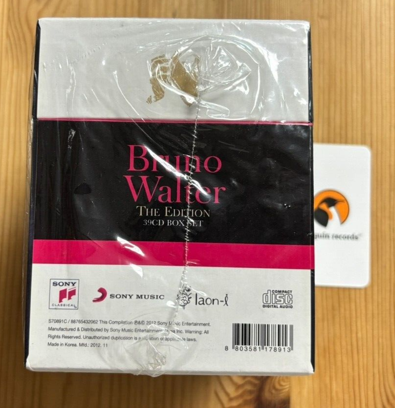 BRUNO WALTER - THE EDITION 39CD BOX SET BRAND NEW SEALED | eBay