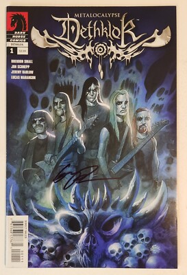 超希少/北米版 localypse DVD 1-4 Dethklok Metalocalypse: Dethklok #1 (2010, Dark Horse) NM Signed Eric