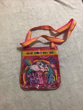 2013 MY LITTLE PONY Rainbow Magic Plastic  Canvas Bag / Purse