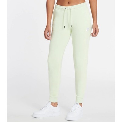 NEW Nike Sportswear Essential Fleece Jogger Pants Lime Ice Women's Size XLarge 