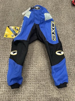 AXO Sport Motocross Pants youth Size 18 Blue and Black NEW OLD STOCK