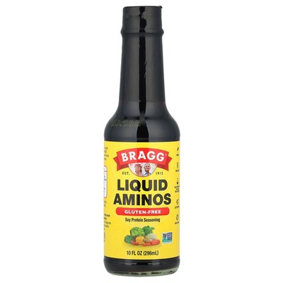 Liquid Aminos, Soy Protein Seasoning, 10 fl oz (296 ml)