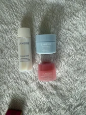 LANEIGE - Water Bank 10ml , Lip Sleeping Mask 10ml, Toner