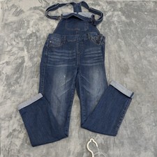 Enjean Overalls Denim Womens Sz M Blue Overalls