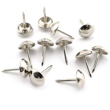 SDTC Tech Upholstery Tacks Antique Round Head Furniture Nails Silver