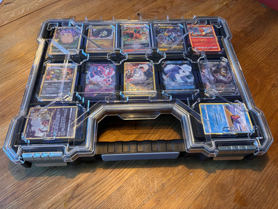 Pokemon/ MTG/ Yugioh, Koffer, Tool Box, TCG, Card Storage