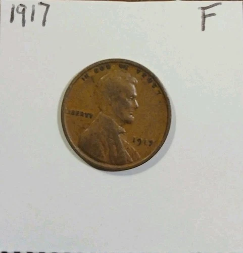 1917 (P) Lincoln Wheat Cent Penny  Fine Philadelphia