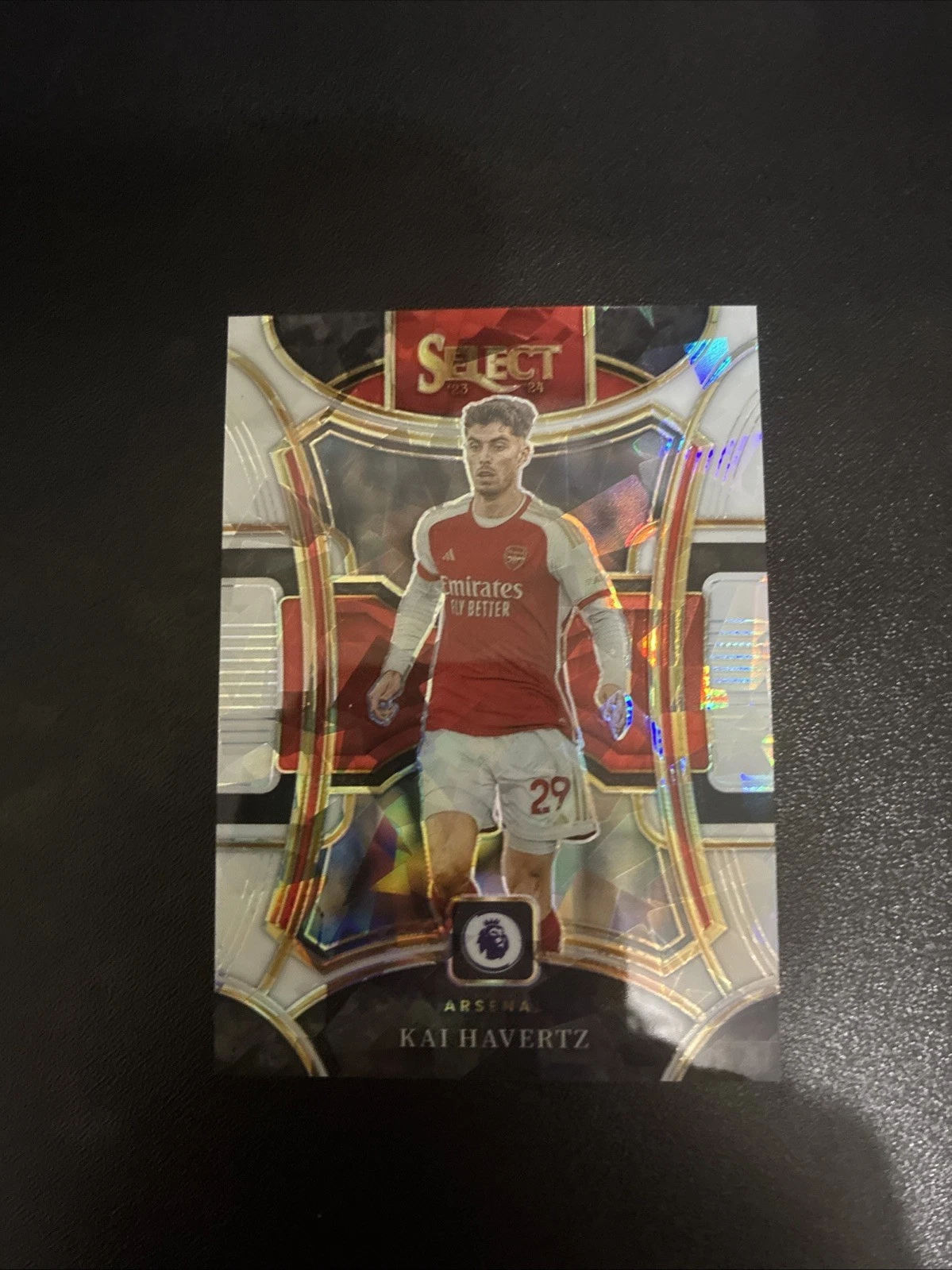 2023-24 Panini Select Premier League Kai Havertz #110 White Ice Prizm /85