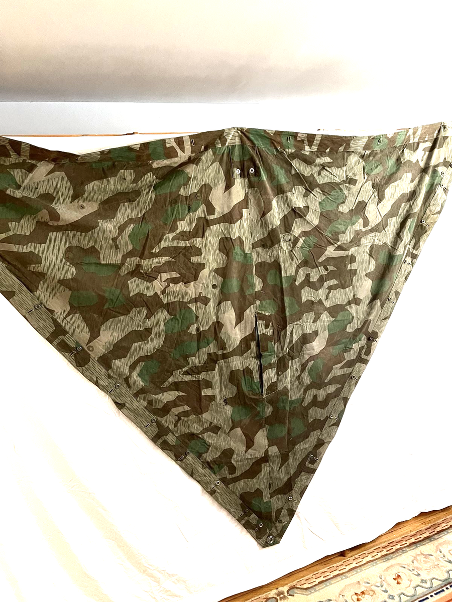 WW2 German Wehrmacht Camo Shelter Quarter Zeltbahn M31 Splinter