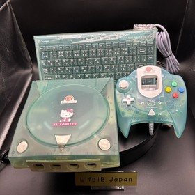 SEGA Dreamcast HKT-3000 Hello Kitty Skeleton Blue Console Limited Edition