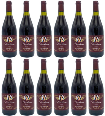 Lambrusco Donna Lisa 12x 0,75l Caldirola | Roter Perlwein aus Italien