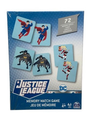 DC Comics Justice League Memory Match Game Box Set New Factory Sealed