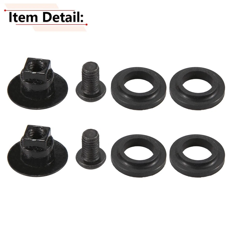 2PCS Rear Window Latch Bolt Nut Screw Compatible with Sienna GSL ASL 2003 – 2017 - Image 4 of 4