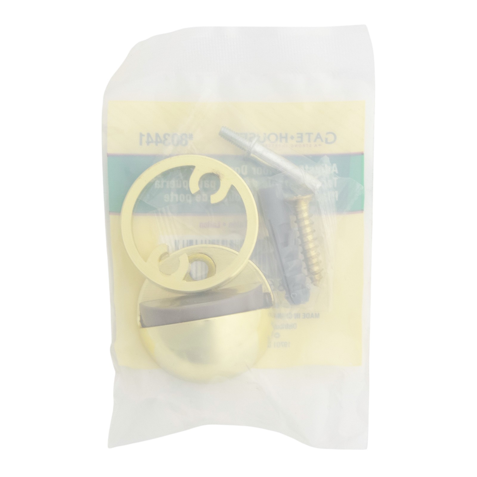 Gate House 803441 Регулируемый напольный дверной упор из полированной латуни 2090₽