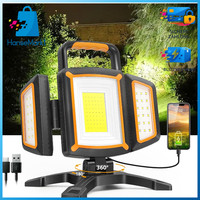 Led Strahler Akku 30W 3000LM Super Hell Tragbare Wasserdichte Arbeitsleuchte