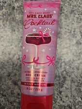 BATH BODY WORKS Holiday/Winter/Christmas MRS. CLAUS' COCKTAIL Body Cream