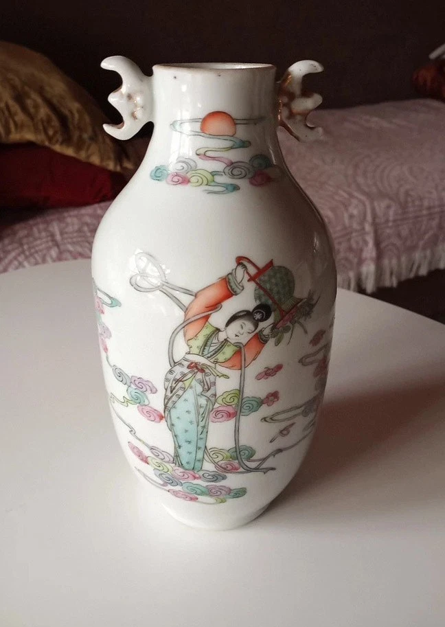 Orange 1900-1940 Antique Chinese Vases for sale | eBay