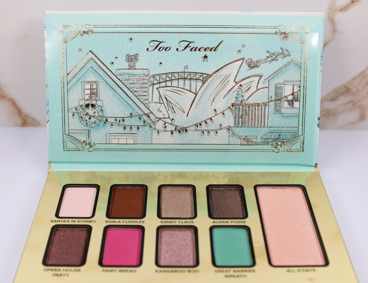 Too Faced Bundle Christmas In Paris & 3 More Cities Makeup Palette