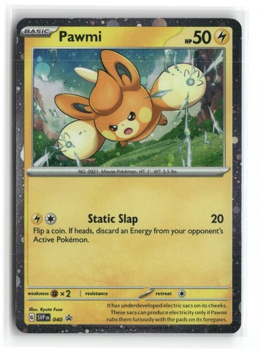 Pawmi (Cosmos Holo) Promo Scarlet & Violet Promo 040 Pokemon Near Mint