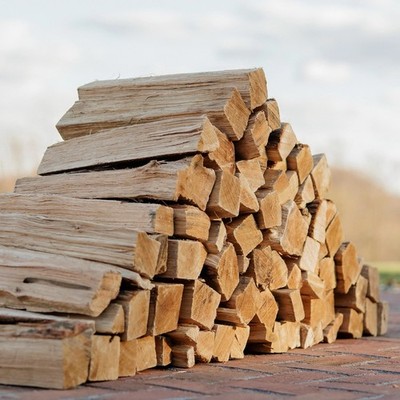 Mini Premium Oak Firewood - 4 Lbs - Kiln Dried - 5'' long. - FREE SHIPPING