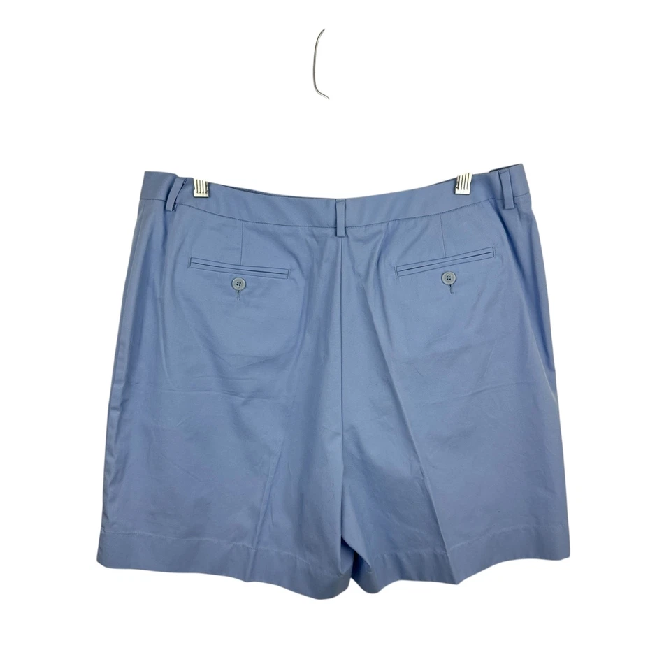 Pantalones cortos chinos Brooks Brothers de algodón para mujer 16 azules nuevos con etiquetas Foto 3 de 4