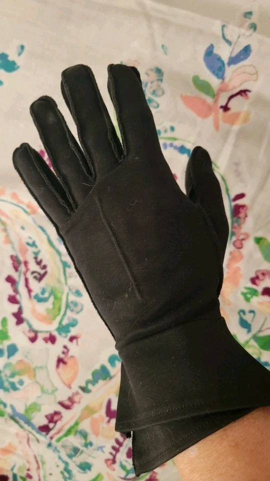Guantes negros vintage años 40 M Foto 2 de 4