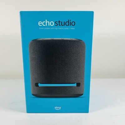 New Amazon Echo Studio Hi-Res Smart Speaker Charcoal