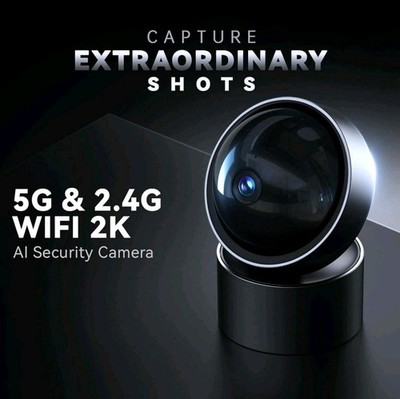 2 Indoor Security Cameras - 5G & 2.4G WiFi 2K Smart Security Camera - 2 For 1