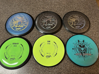 MVP Disc Sports 6 Disc Lot CATALYST OHM UPLINK TESLA INERTIA VOLT **NEW**