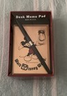 Vintage Walt Disney World Desk Memo Pad Pen Gold Tone Clip New in Box — photo 1