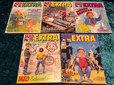 5 Stück Hefte MAD EXTRA  Nr.16  Nr.18  Nr.22  Nr.25  Nr.31