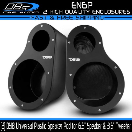 DS18 EN6P Universal Black ABS Plastic 6 