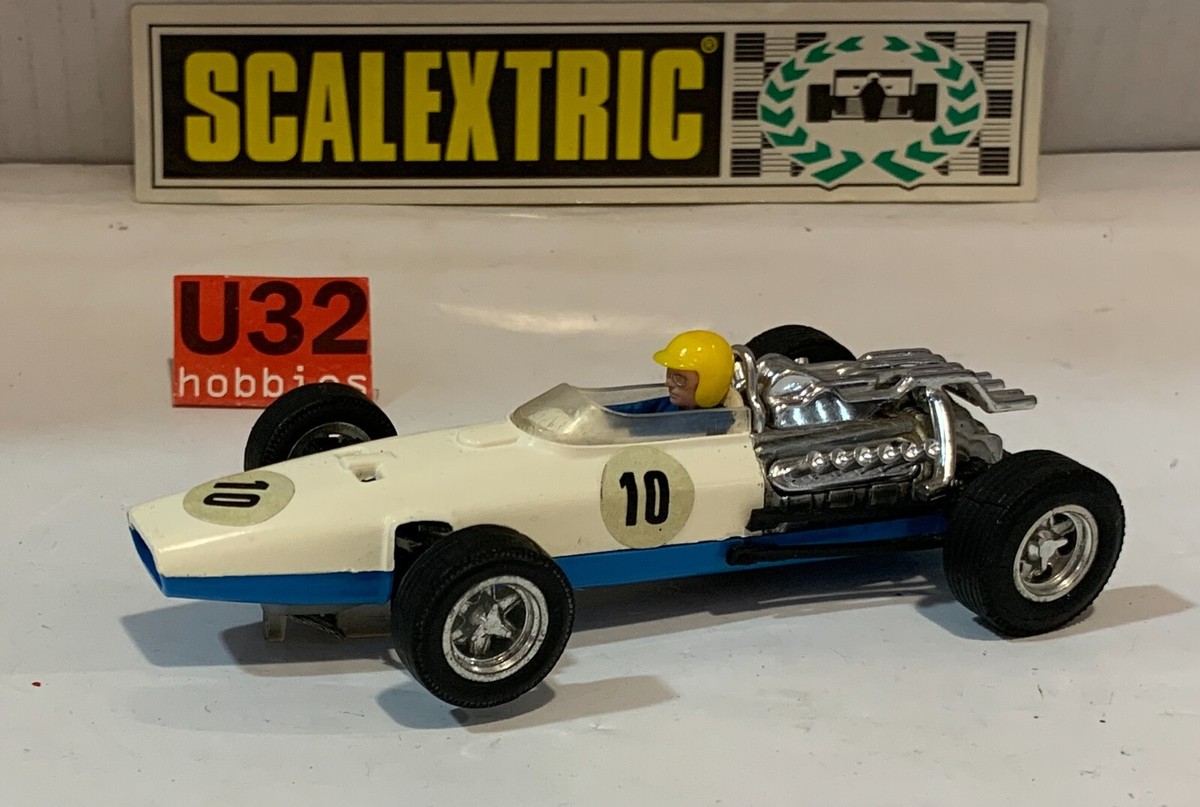 SLOT CAR SCX SCALEXTRIC EXIN C-36 HONDA RA273 F1 #10 BLANCO CHASIS