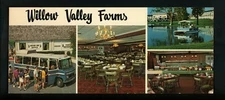 Oversized postcard Pennsylvania PA Lancaster Willow Valley Farms Motor Inn Resta