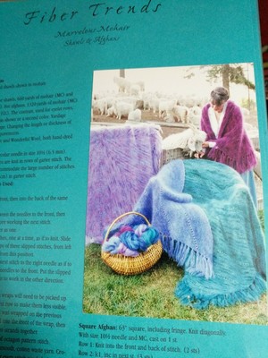 Fiber Trends  Marvelous Mohair Shawls & Afghans, AC-21.