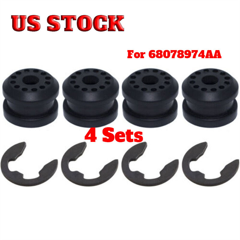 4 Transfer Case Shift Linkage Bushings Kit 68078974AA for Smooth Gear Shifting