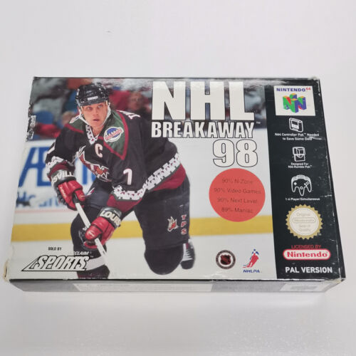 Jeu N64/Nintendo 64 - NHL Breakaway 98 (avec emballage d'origine / CIB) (PAL) 11978862 - Photo 1/6