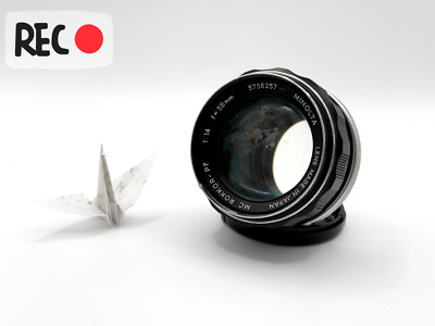 美品 Minolta MC ROKKOR PF 58mm F1.4 #9271 Minolta MC Rokkor-PF 58mm F1.4 | Test Video | VLFV - YouTube
