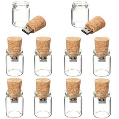 10PCS 4GB niedliche Drift Flasche USB Flash Drive Memory Stick verstauen Disk