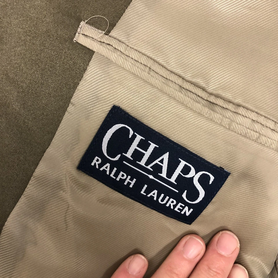 Chaps Ralph Lauren Modern Sport Coat Microfiber Jacket ULTRA SUEDE Soft Blazer - Image 2 of 4