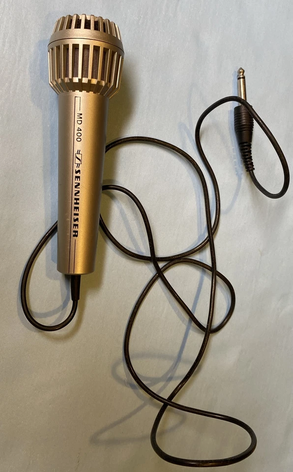 1985 VINTAGE SENNHEISER MD200 DYNAMIC OMNI MICROPHONE/BOX/CABLE - Image 4 of 4