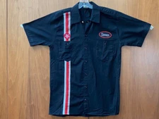 SINNER Texaco Pentagram Unique Button Up Mens SHIRT Punk Metal Rock tattoo MED