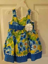 SWEET HEART ROSE Multicolor Floral Party Dress for Toddler Girl Size 2 NWT