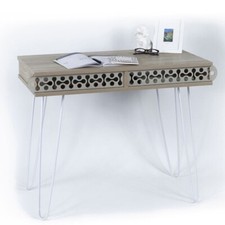 Tavolo Scrivania Rovere Piccola Porta Pc Salvaspazio Moderna da Studio Salotto