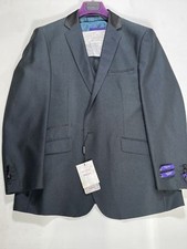 Mens Statement Italy Green 3 Piece Tuxedo 44R Formalwear NEW