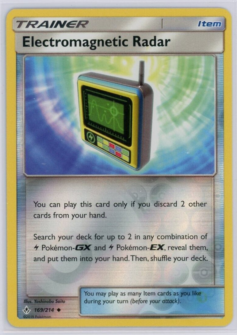 Pokemon TCG Electromagnetic Radar Unbroken Bonds 169/214 Reverse Holo Uncommon