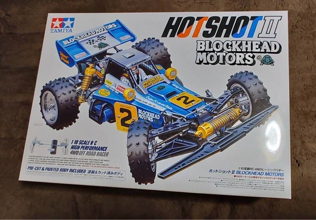 Tamiya 1/10 RC HOTSHOT II BLOCKHEAD MOTORS From Japan Limited RARE NEW